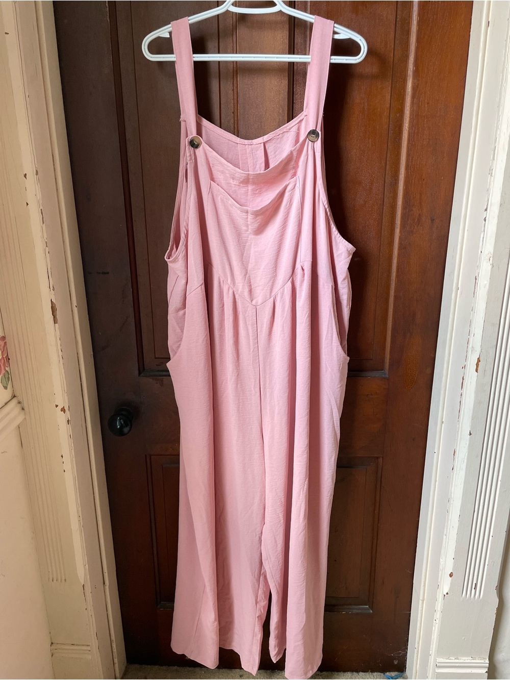 5XL pink bibs / jumpsuit